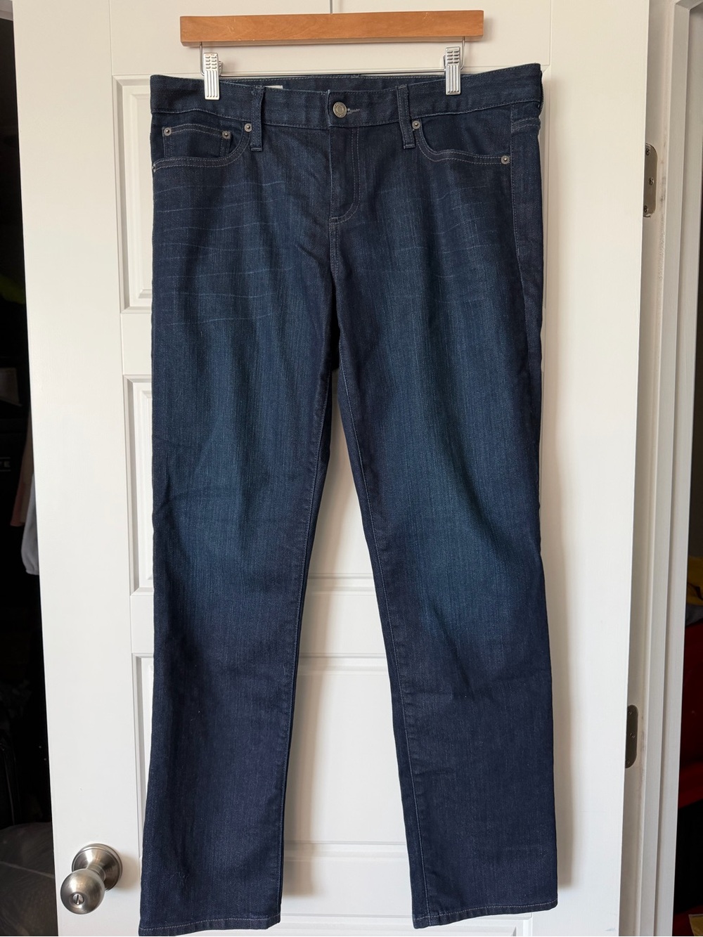 Gap 1969 Real Straight Dark Wash Denim Jeans